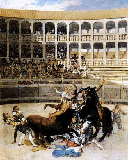 Francisco de goya y Lucientes Picador Caught by the Bull China oil painting art